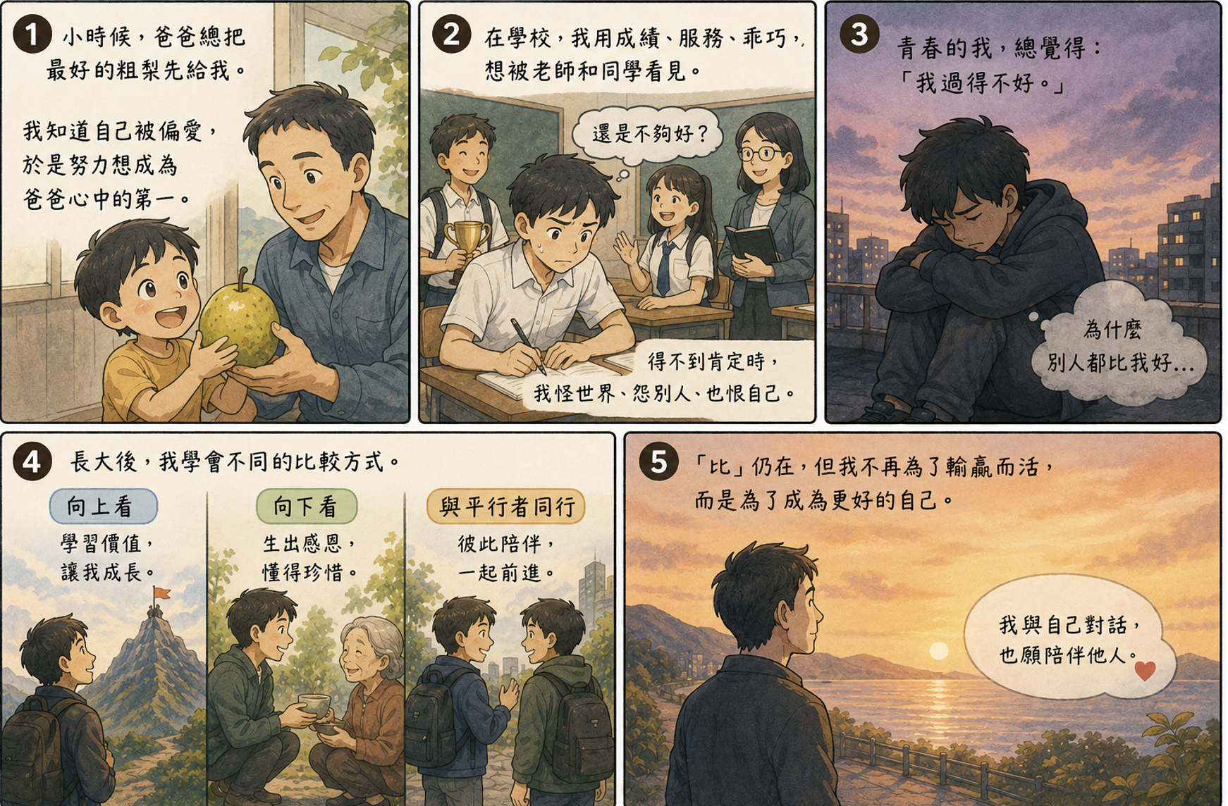 「為什麼我總覺得別人都過得比我好──廖淑月